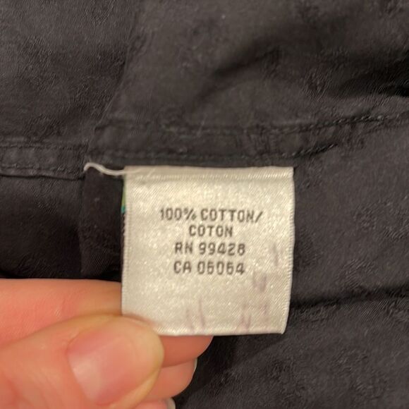 BUGATCHI Paisley Black Dress Shirt - XXL - Picture 5 of 6